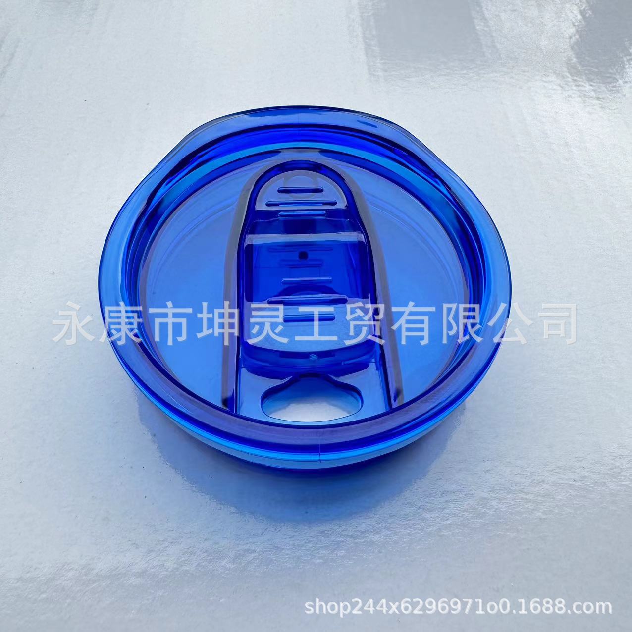 Wholesale 50pcs Glass Colored Stainless Steel Plastic Push Cup Lid